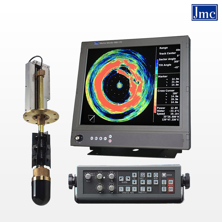 日本进口JMC声纳DSL-1000船用声纳鱼深仪