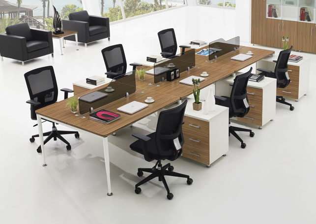 现代办公家具、职员办公桌、现代办公桌椅、工位隔断、开放式办公桌椅