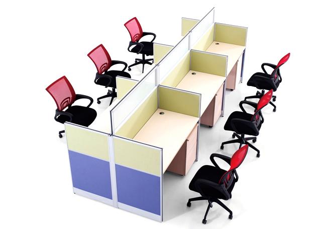 现代办公家具、职员办公桌椅、工位隔断、开放式办公桌椅