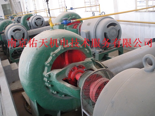 雨水泵站混流式水泵650HW-7配套功率100KW保养