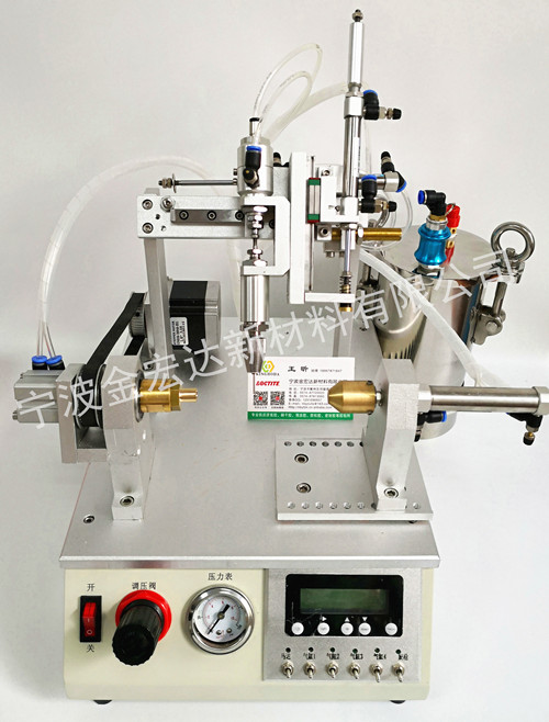 宁波全自动螺丝涂胶机 紧固件点胶机 螺纹螺杆上胶机