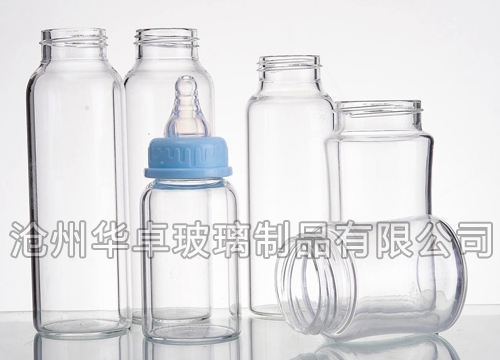 北京华卓供销火爆的高硼硅奶瓶 玻璃奶瓶特点