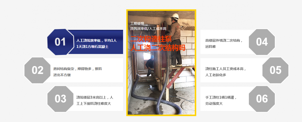 多功能二次构造柱泵本地厂家 售后放心