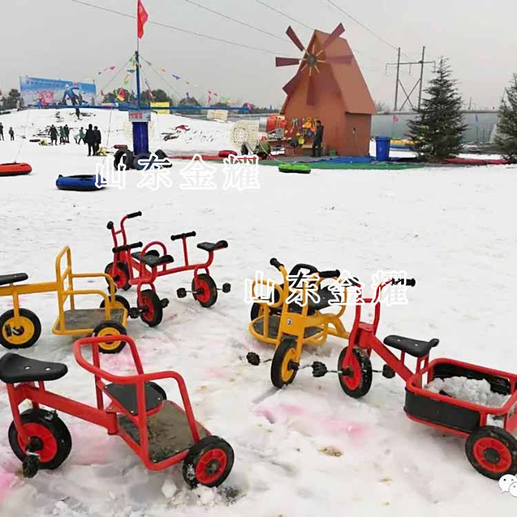 新款儿童游玩车 雪地车游乐漂移车 款式多种雪地乐园组合