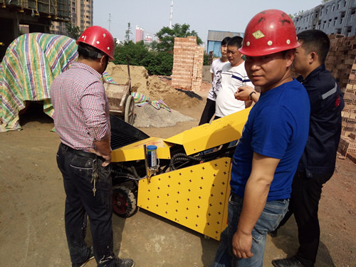 中小型建筑用小型混凝土地泵最大可以输送多大的石子国家A级企业
