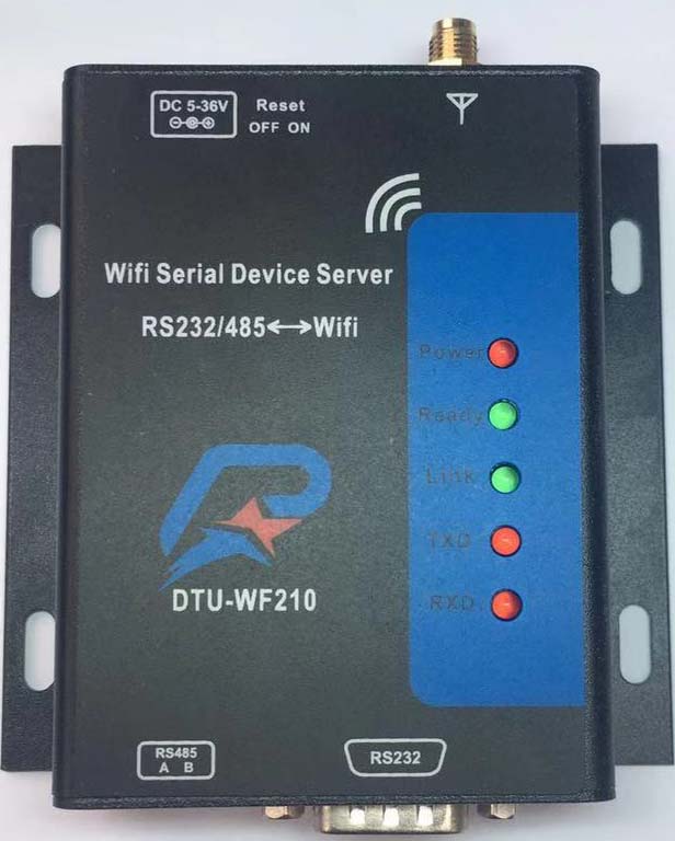 WiFi串口服务器、工业DTU、RS232/RS485转WiFi服务器