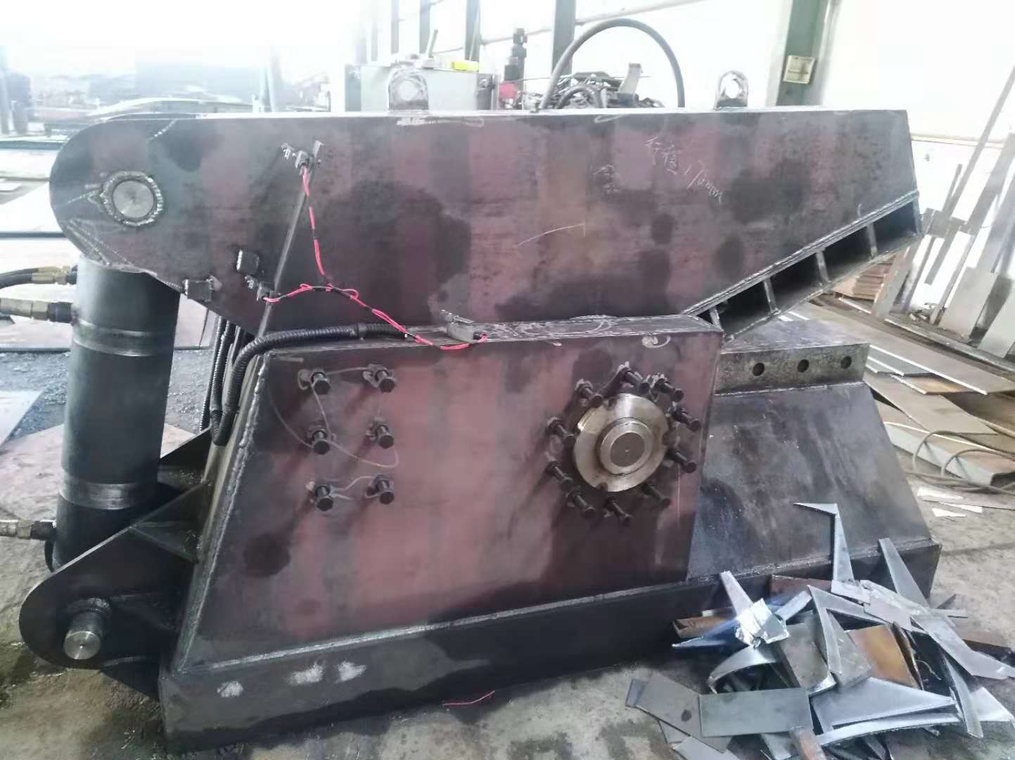 山东旺达废金属废钢材剪切机钢板切断机厂家