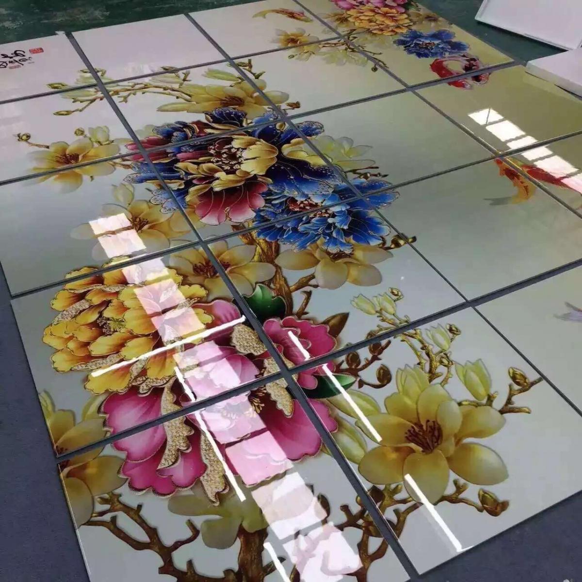 亚克力万能uv彩印机 钢化玻璃彩印设备 理光uv平板打印机生产厂家