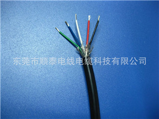 顺泰UL4594 24AWG*5C高温硅胶多芯线