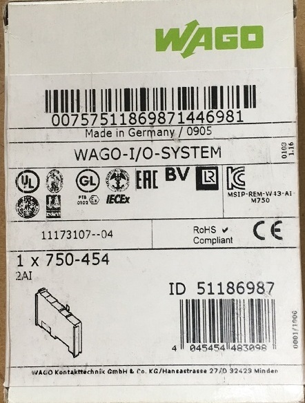 750-414模块万可新一代PLC-技术设计规划WAGO750-414