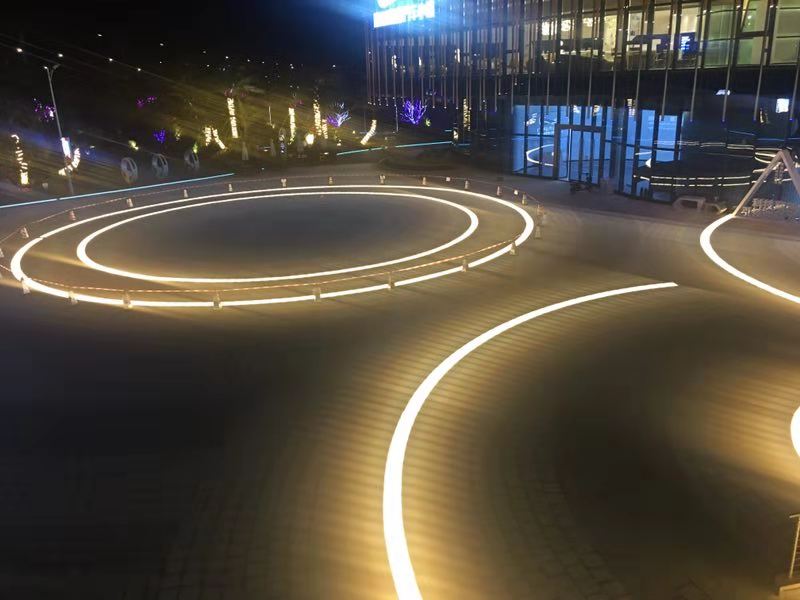 弧形LED地砖灯 广场地面景观地砖灯
