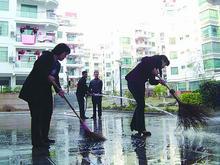 广州赤岗日常清洁公司,包月搞卫生,小区清洁工