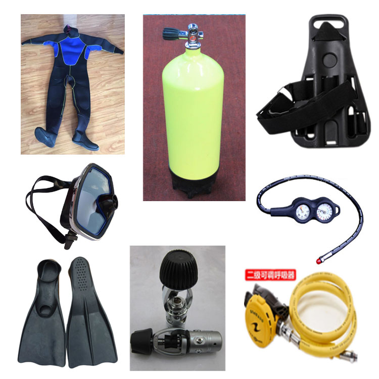 专业潜水装备 全套潜水用品潜水服呼吸器套装 潜水器材