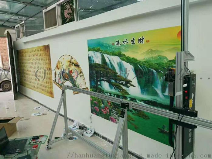 潍坊智能高清立式墙面彩绘机厂家 户外广告画面喷绘