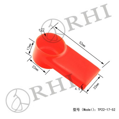 【厂家直销】蓄电池连接铜排保护套蓄电池连接片绝缘保护套加长版