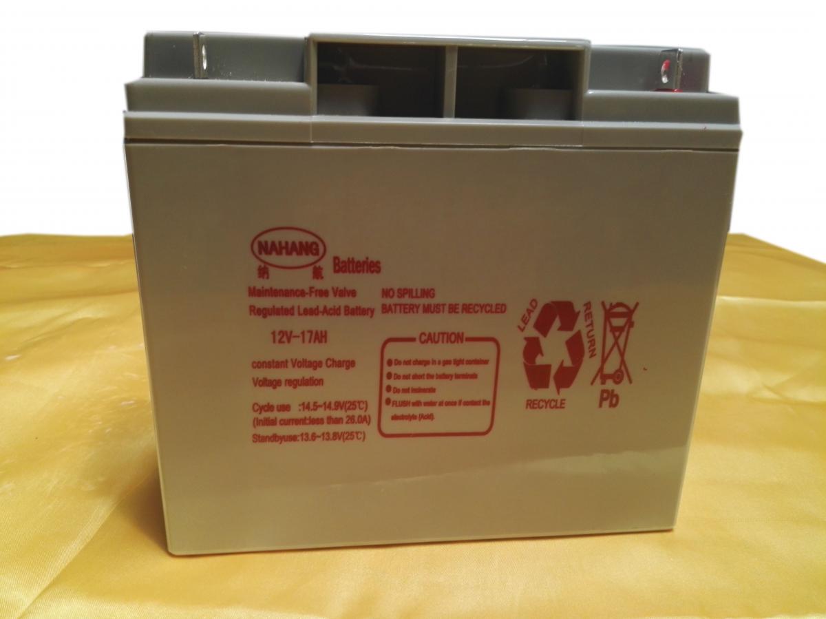 美国纳航铅酸免维护蓄电池12V-17AHUPS专用蓄电池阀控式