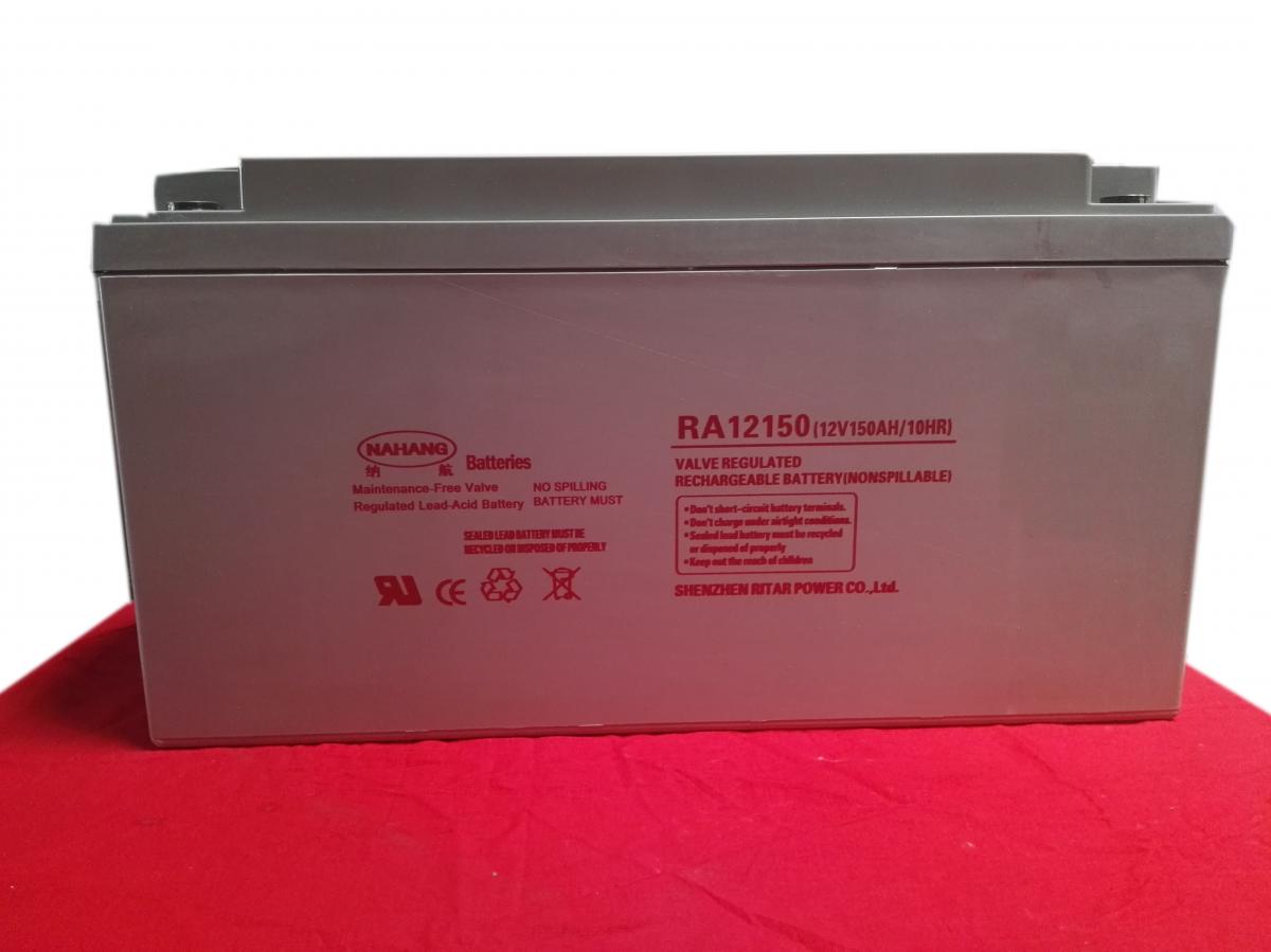 美国纳航UPS电源专用蓄电池12V-150AH铅酸免维护蓄电池