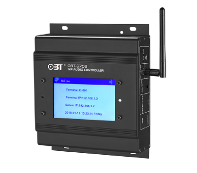 OBT欧博IP网络广播-壁挂式终端控制器 OBT-9708
