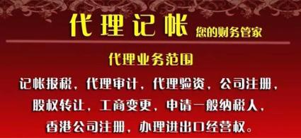 衡阳各区执照代办、会计:代理记账报税、专业省心快捷