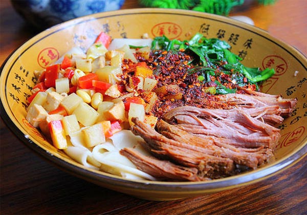 腊汁肉揪面片怎么做学面食技术特色面食学习腊汁肉揪面片学习