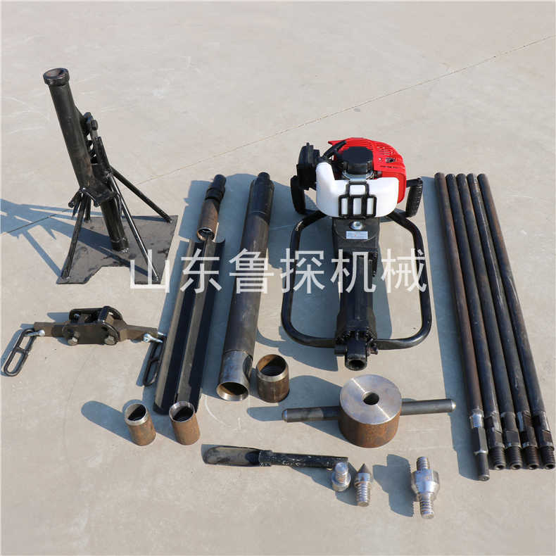 供应鲁探QTZ-2轻便取土钻机 沙土取样钻机勘探工作灵活