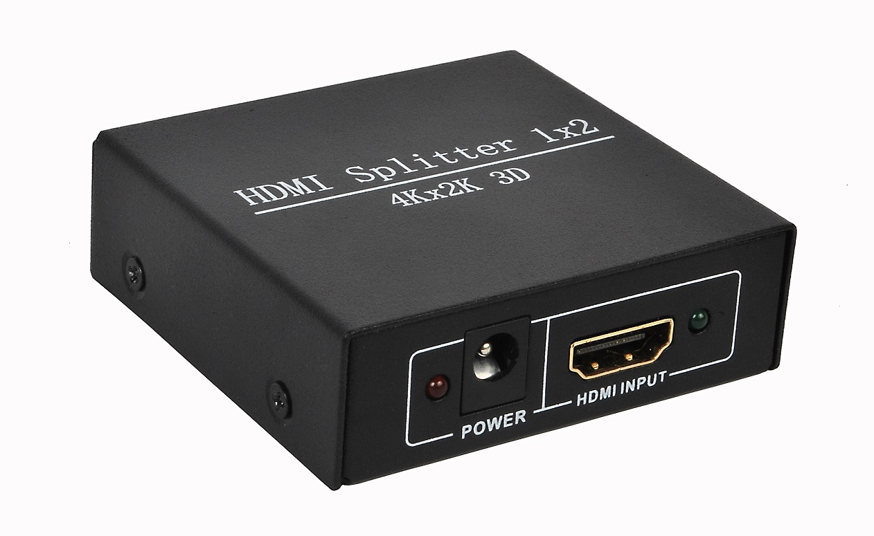 hdmi分配器HDMI一分二 HDMI1x2 hdmi分配器 高清1进2出4K分配器