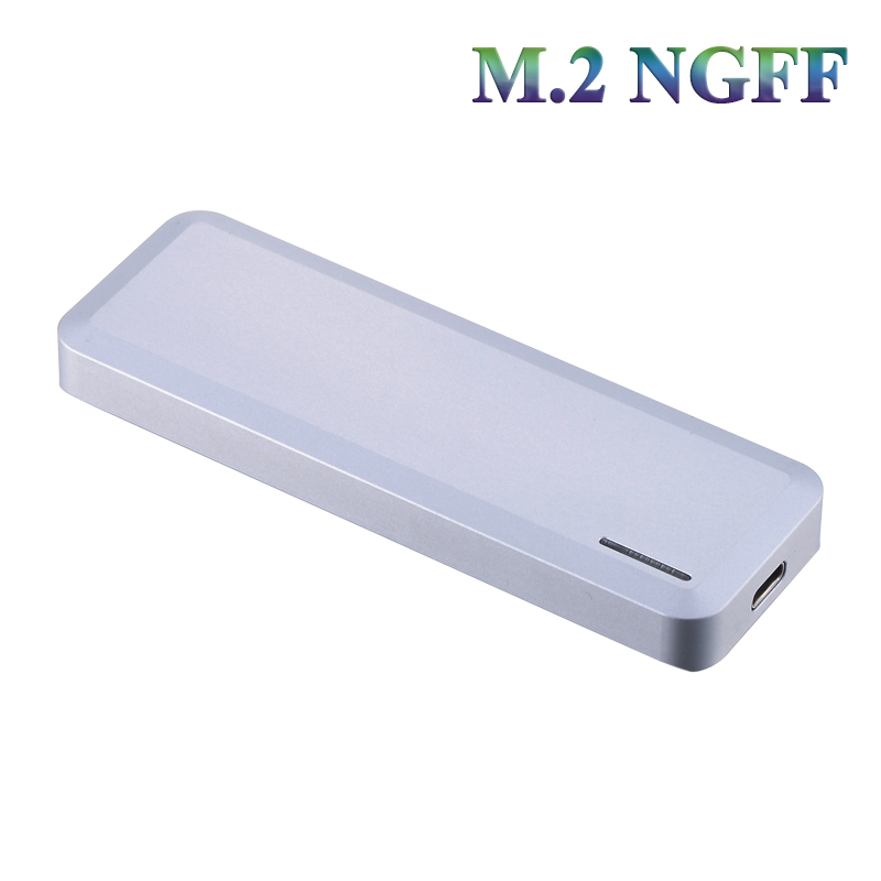 unestech M.2 NGFF转Type-C移动硬盘盒 外置笔记本SSD固态硬盘盒