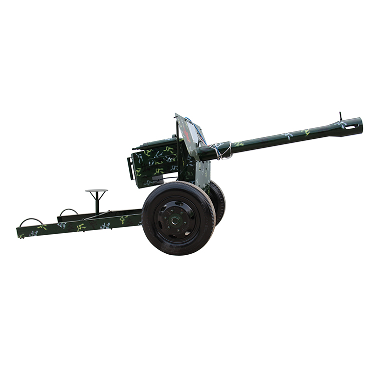 军事特色农庄观摩使用打靶游乐气炮枪-zy-65JN大型轮式加农炮