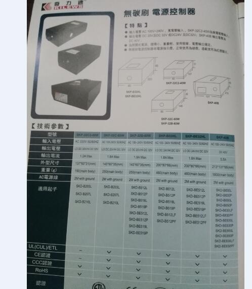 电源控制器SKP-32C2-40W  SKP-32C-60W  SKP-32B-60W  SKP-B