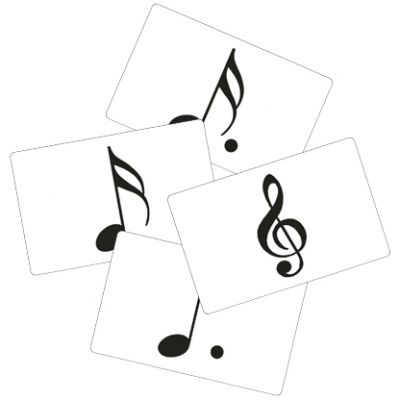 杜曼钢琴五线谱识谱音符卡片32张 杜曼乐理百科卡