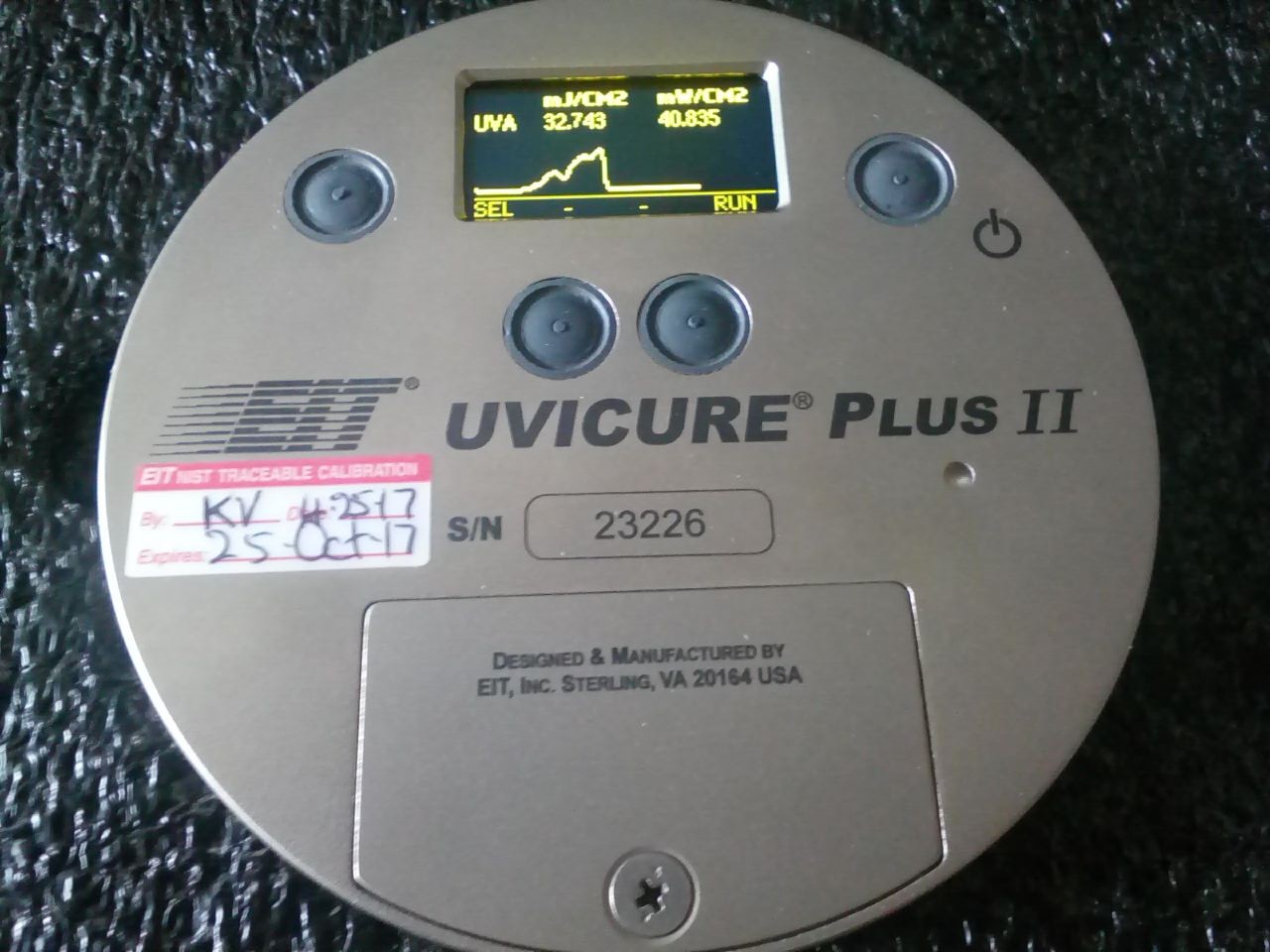 维修UVICURE PLUS能量计 校准维修美国EIT单通道能量计