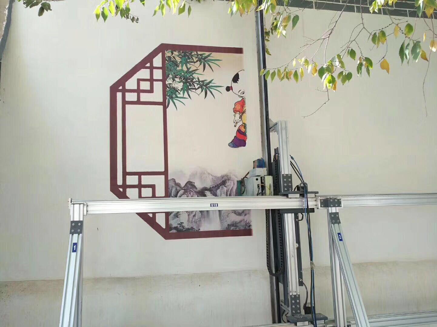 香港环保廉价的墙体彩绘机出售
