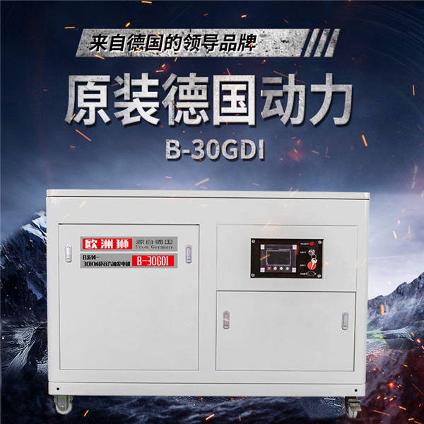 30kw静音汽油发电机永磁380v