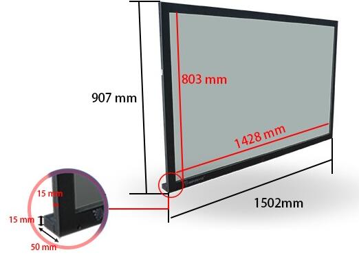 透明屏显示器-触摸屏显示器32寸-65寸报价低
