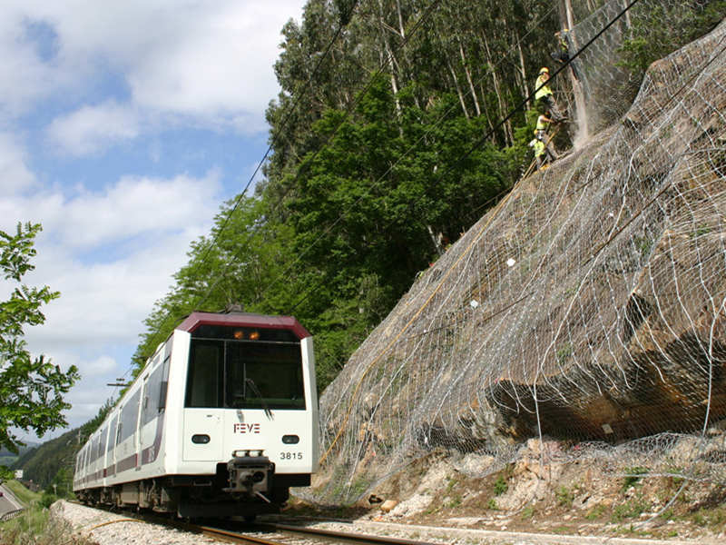 山坡防护网