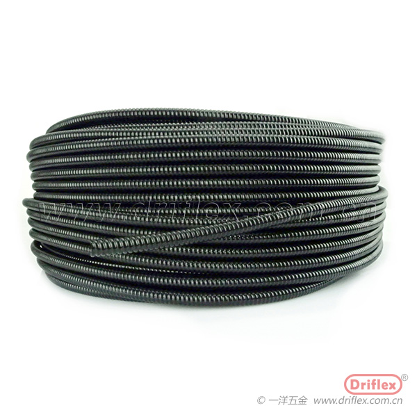 厂家直销包塑镀锌钢带金属软管蛇皮管表面PVC包塑穿线管