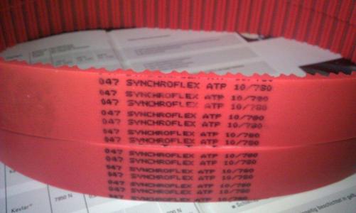 synchroflex聚氨酯同步带制造、制作耐磨的聚氨酯和高强度钢帘线