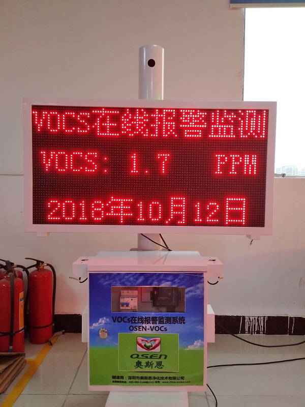 东莞莞城VOCs在线预警监测治理系统