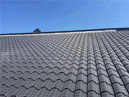 平板屋面琉璃瓦，盛阳石纹大平板供应商