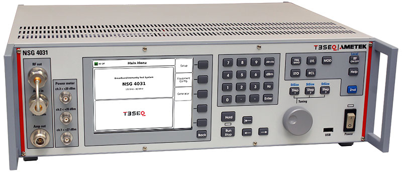 NSG 4031 宽带噪声发生器/宽带抗扰度测试系统 IEC/EN 61000-4-31 TESEQ