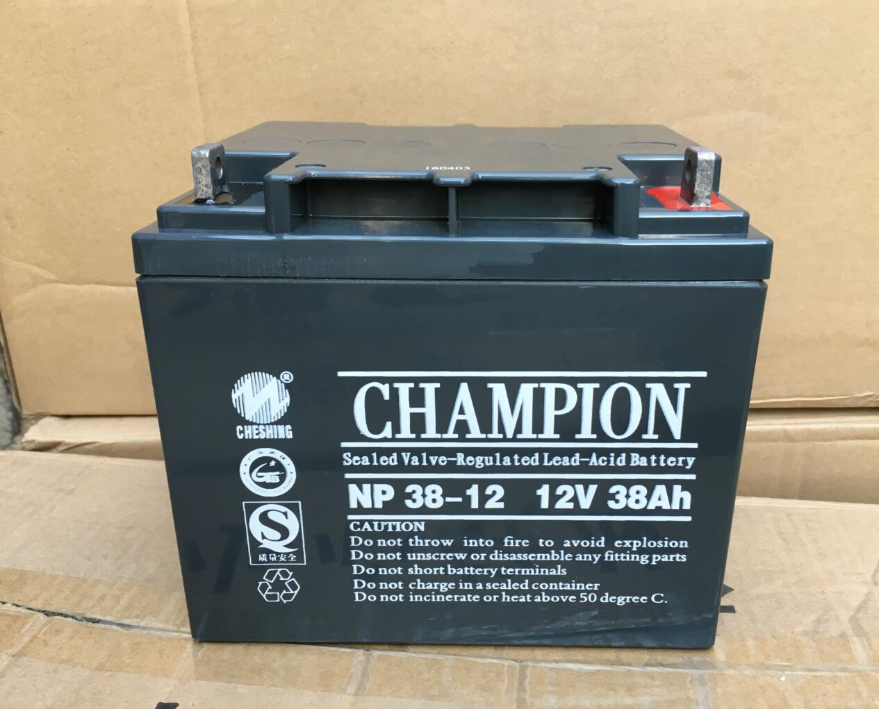 CHAMPIOL蓄电池NP55-12 12V55AH报价质保