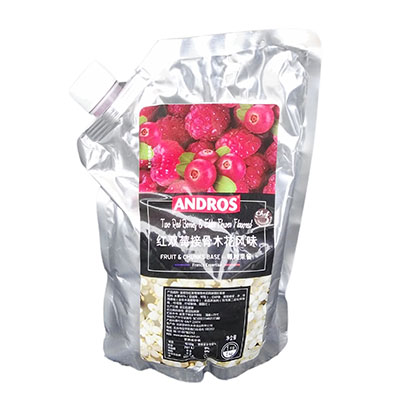 安德鲁红双莓接骨木花风味颗粒果酱