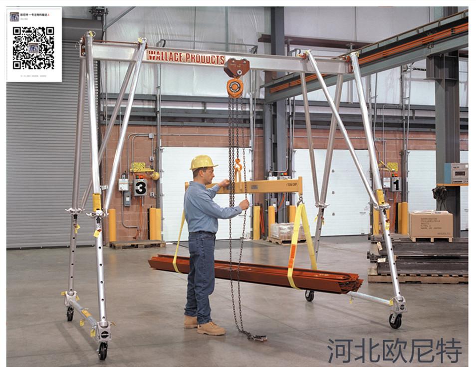 上海高端500KG  1000KG 2000KG铝合金龙门吊的生产厂家