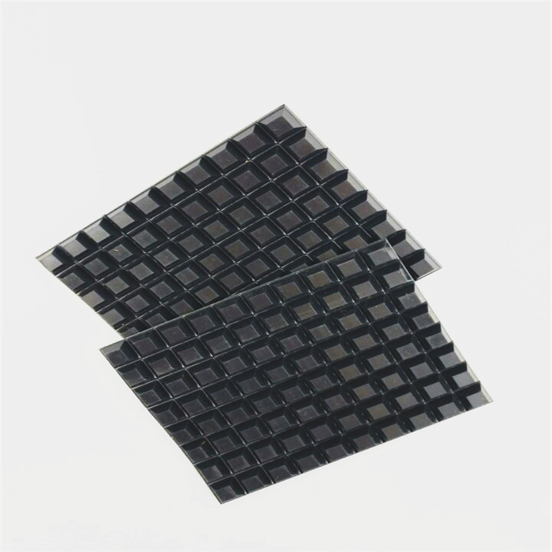 3MSJ5008防撞胶粒门用缓冲胶垫消声防碰胶粒 黑色正方形橡胶垫
