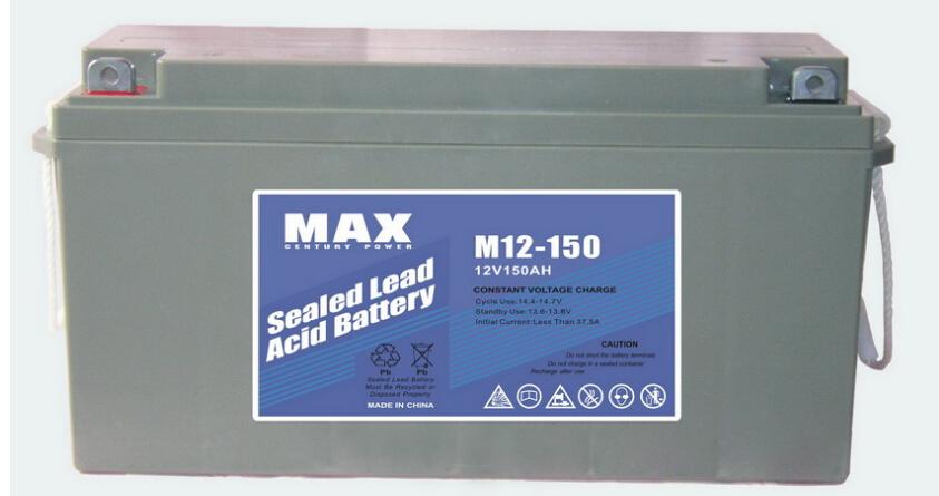 MAX阀控免维护蓄电池M12-100 12V100AH产品生产