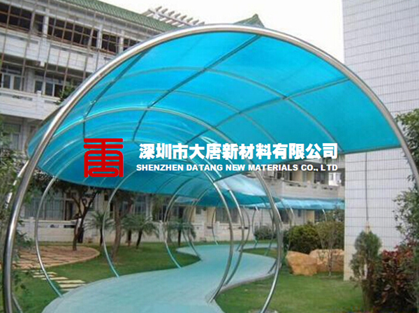 深圳大鹏耐力板、雨棚PC板、遮阳PC耐力板批