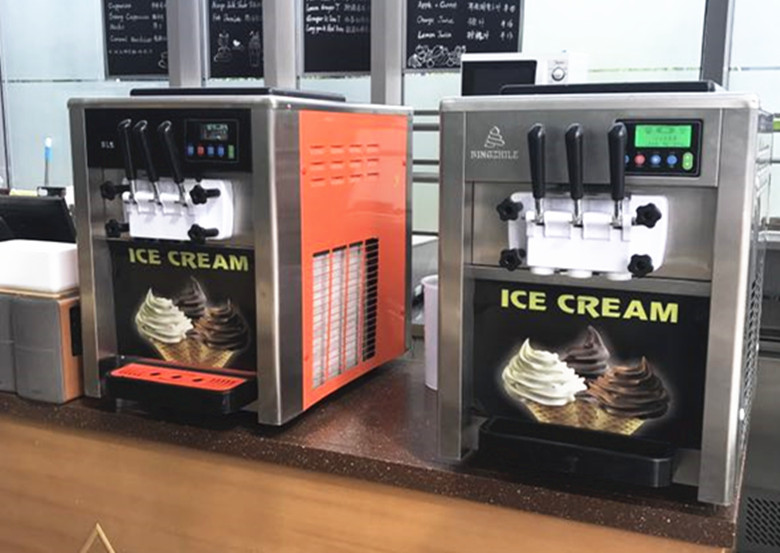 上海冰淇淋机出租 租赁商用双色冰淇淋机雪糕