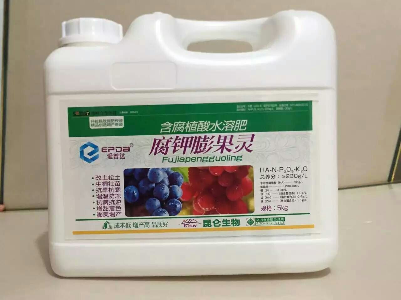 改良土壤 强健植株 保花膨果的水溶性肥料是腐钾膨果灵