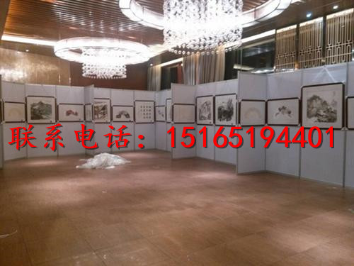 莱芜画展展板出租，搭建标摊