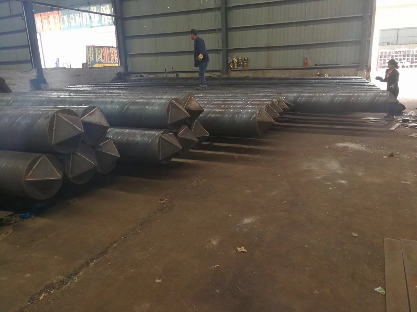 佛山生产钢板卷管钢管桩市场批发价格